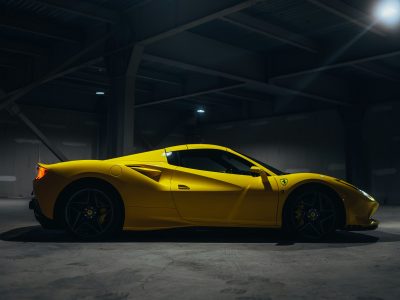 Yellow Ferrari